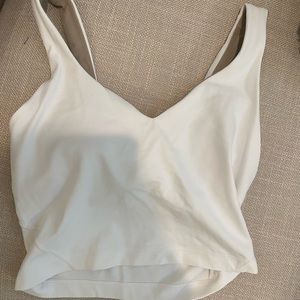 Lululemon white align tank. Size 6